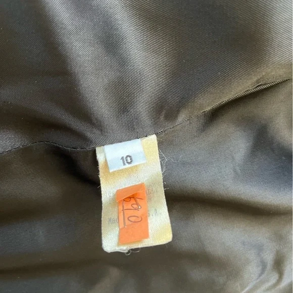 Perry Ellis Vintage Black Wool Military Peacoat USA Made Women’s 10 - Picture 13 of 17